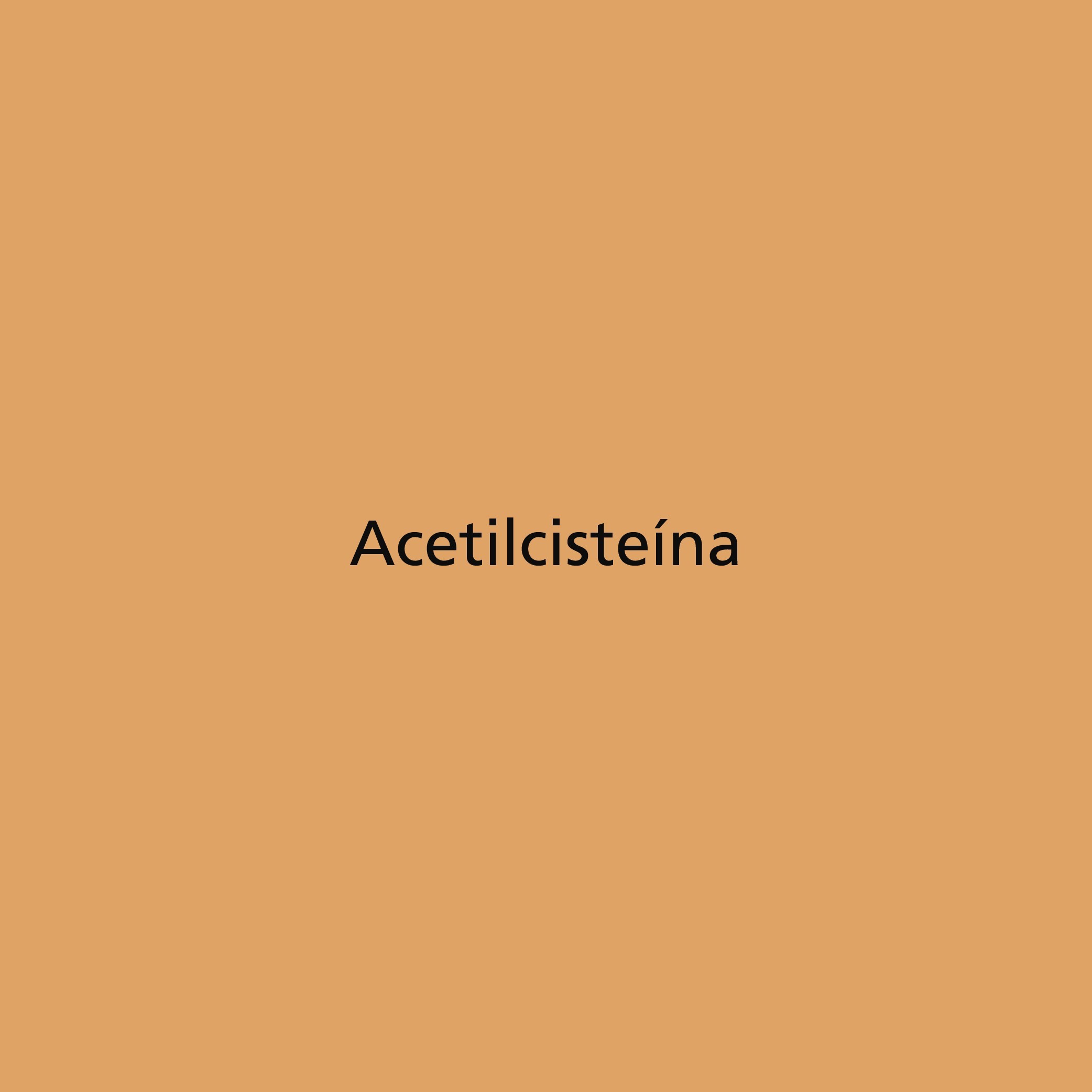 Acetilcisteína